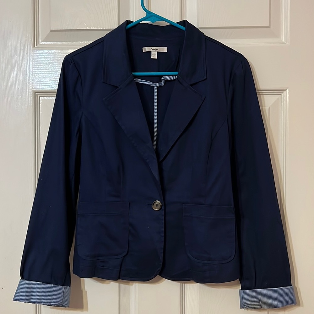 Navy Blue Blazer Size L